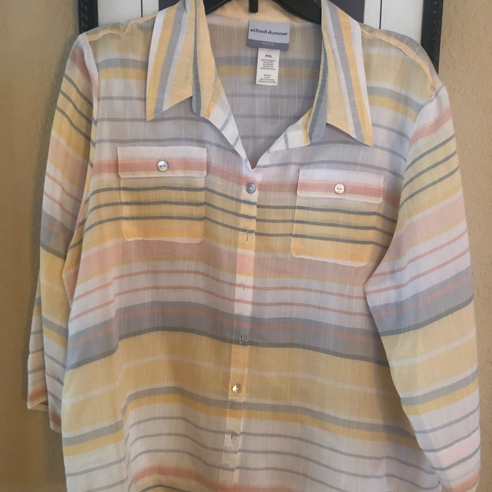 NWOT Alfred Petite XL blouse